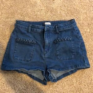 Roxy High Wasted Jean Shorts